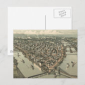  Pictorial Map of Pittsburgh (1902) Briefkaart (Voorkant / Achterkant)