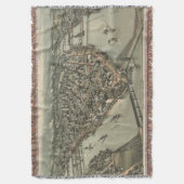 Pictorial Map of Pittsburgh (1902) Deken (Voorkant Verticaal)