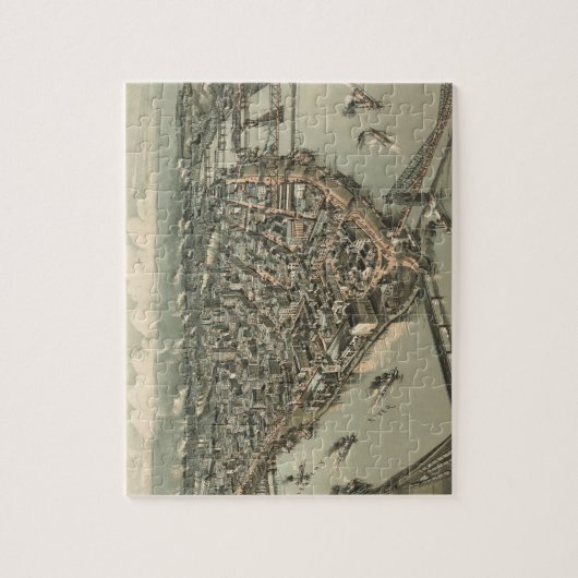  Pictorial Map of Pittsburgh (1902) Legpuzzel (Verticaal)
