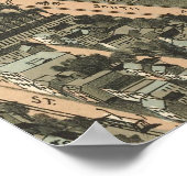  Pictorial Map of Pittsburgh (1902) Poster (Hoek)