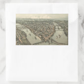  Pictorial Map of Pittsburgh (1902) Rechthoekige Sticker (Tas)