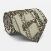 Pictorial Map of Pittsburgh (1902) Stropdas (Opgerold)