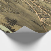  Pictorial Map of Pontiac Michigan (1867) Cadeaupapier (Hoek)