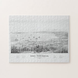 Pictorial Map of Port Townsend WA (1878) Legpuzzel
