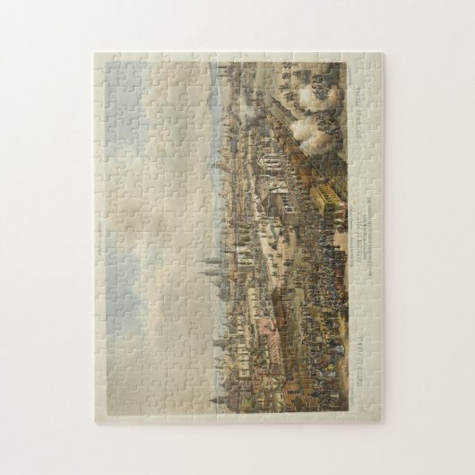  Pictorial Map of Puebla Mexico (1869) Legpuzzel (Verticaal)