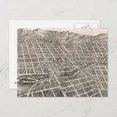 Pictorial Map of Reno Nevada (1907) Briefkaart (Voorkant / Achterkant)