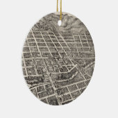  Pictorial Map of Reno Nevada (1907) Keramisch Ornament (Rechts)