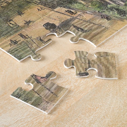  Pictorial Map of Richmond Virginia (1862) Legpuzzel (Zijkant)