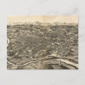  Pictorial Map of Roanoke Virginia (1891) Briefkaart (Voorkant)