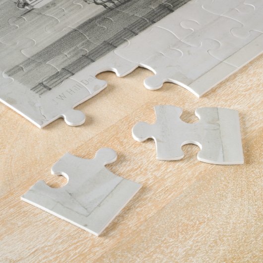 Pictorial Map of Rochester NY (1854) Legpuzzel (Zijkant)