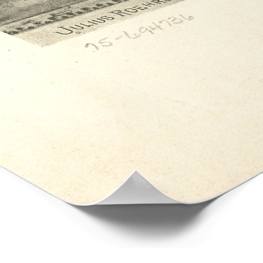 Pictorial Map of Rutherford NJ (1904) Poster (Hoek)