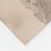 Pictorial Map of Salt Lake City (1875) Fleece Deken (Hoek)