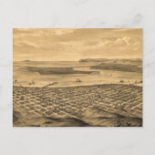  Pictorial Map of San Diego (1876) Briefkaart (Voorkant)