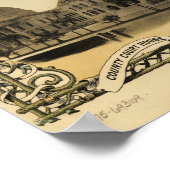  Pictorial Map of San Jose CA (1901) Poster (Hoek)