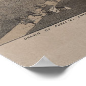  Pictorial Map of San Marcos Texas (1881) Poster (Hoek)