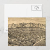  Pictorial Map of Santa Barbara CA (1877) Briefkaart (Voorkant / Achterkant)