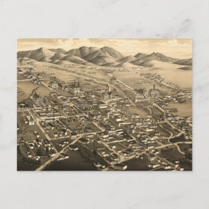 Pictorial Map of Santa Fe (1882) Briefkaart
