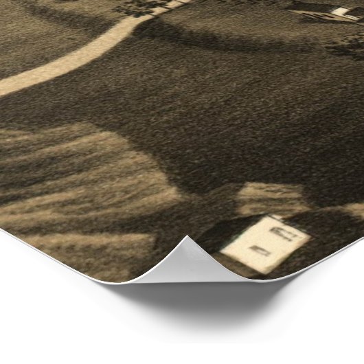  Pictorial Map of Santa Fe (1882) Poster (Hoek)