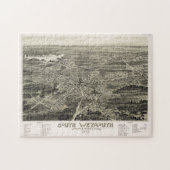  Pictorial Map of South Weymouth MA (1885) Legpuzzel (Horizontaal)