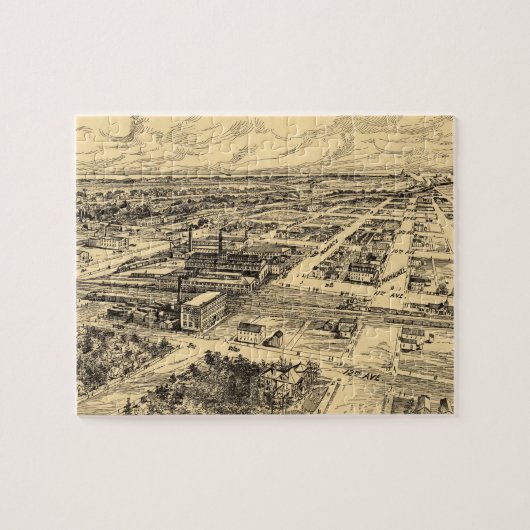  Pictorial Map of Southern Milwaukee (1906) Legpuzzel (Horizontaal)