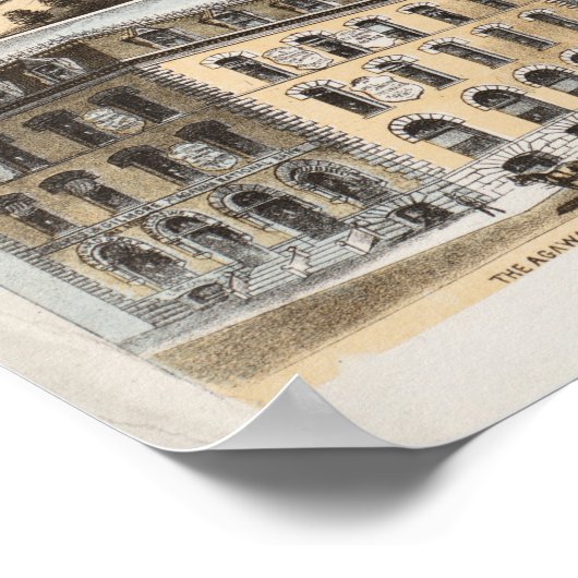  Pictorial Map of Springfield MA (1875) Poster (Hoek)