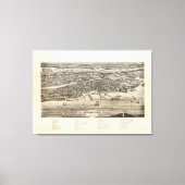  Pictorial Map of St. Augustine FL (1885) Canvas Afdruk (Voorkant)