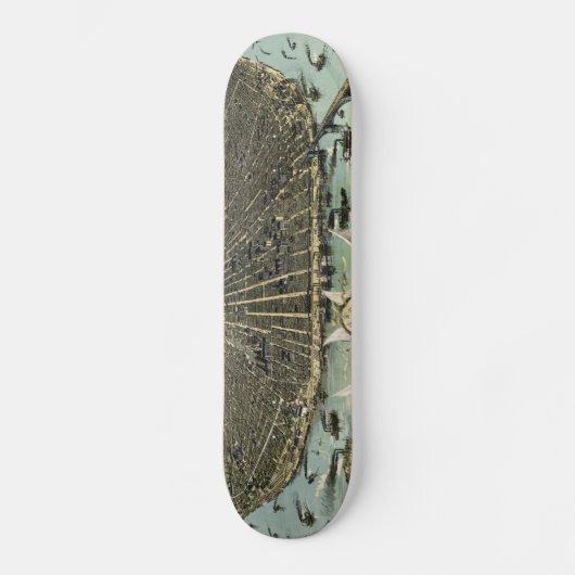 Pictorial Map of St. Louis (1896) Persoonlijk Skateboard (Voorkant)