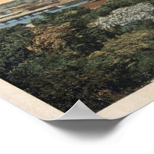 Pictorial Map of Tampa Florida (1915) Poster (Hoek)