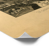  Pictorial Map of Tuscaloosa Alabama (1887) Poster (Hoek)