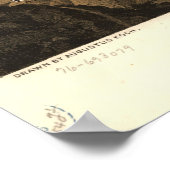 Pictorial Map of Virginia City Nevada Poster (Hoek)