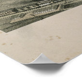  Pictorial Map of Waco Texas (1873) Poster (Hoek)