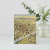  Pictorial Map of Waco Texas (1892) Briefkaart (Staand voorkant)