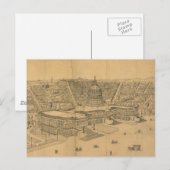  Pictorial Map of Washington D.C. (1872) Briefkaart (Voorkant / Achterkant)