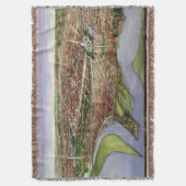 Pictorial Map of Washington D.C. (1901) Deken (Voorkant Verticaal)