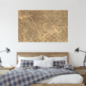 Pictorial Map of Washington D.C. (1921) Canvas Afdruk (Insitu (Slaapkamer))