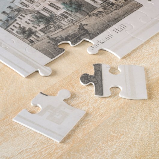  Pictorial Map of Washington DC (1849) Legpuzzel (Zijkant)