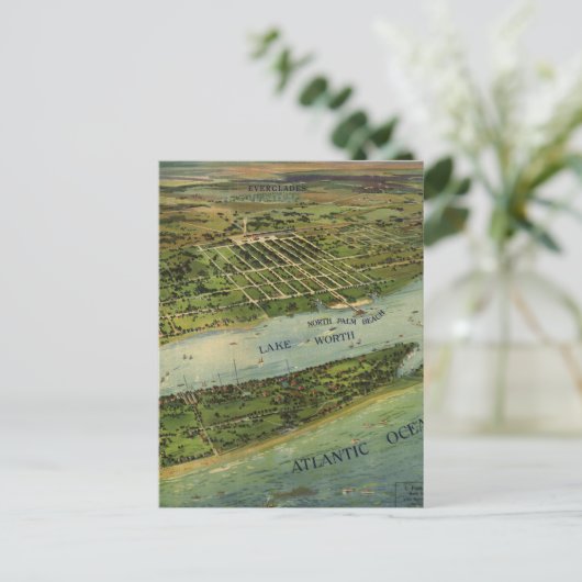 Pictorial Map of West Palm Beach (1915) Briefkaart