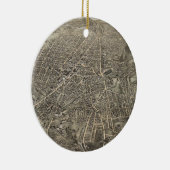  Pictorial Map of Worcester MA (1878) Keramisch Ornament (Rechts)