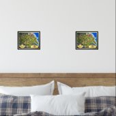 Pictorial Map of Yorkshire Travel Poster Muurkunst Sets (Slaapkamer)