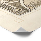  Pictorial Map of Zee Isle City NJ (1885) Poster (Hoek)