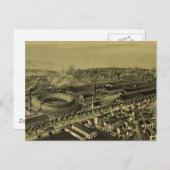  Pictorial Map van Altoona PA (1895) Briefkaart (Voorkant / Achterkant)