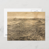  Pictorial Map van San Jose CA (1869) Briefkaart (Voorkant / Achterkant)