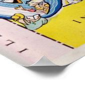 Pictorial Michigan Map uit 1930 Poster (Hoek)