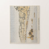 Pictorial Uitzicht of Natchez MS (1854) Legpuzzel (Verticaal)