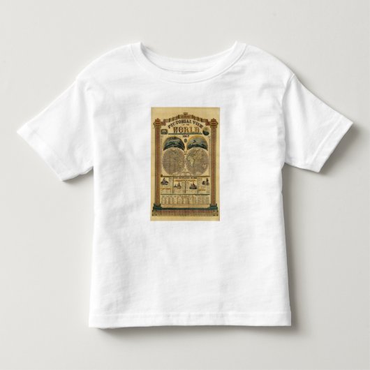 Pictorieel Uitzicht van de wereld Kinder Shirts (Voorkant)