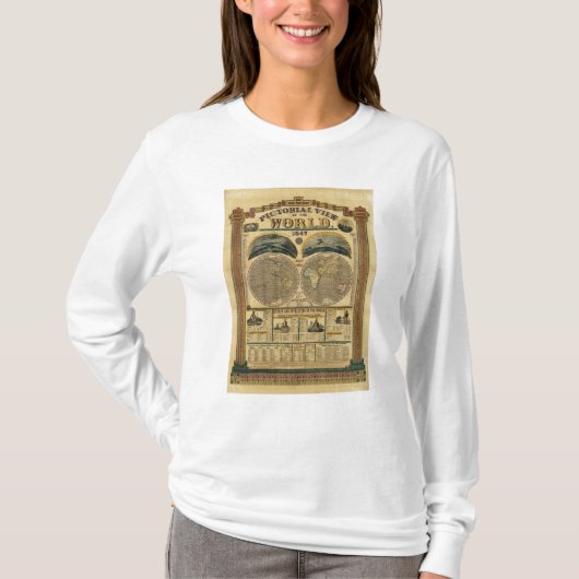 Pictorieel Uitzicht van de wereld T-shirt (Voorkant)