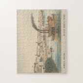  Pictorieel Uitzicht van Memphis TN (1854) Legpuzzel (Verticaal)