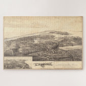  Pictoriële kaart van Chatham Massachusetts Legpuzzel (Horizontaal)