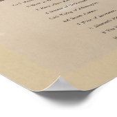  Pictoriële kaart van het oude Jeruzalem (1887) Poster (Hoek)