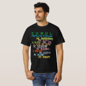 Picture Clause in Cobol Programming  T-shirt (Voorkant volledig)